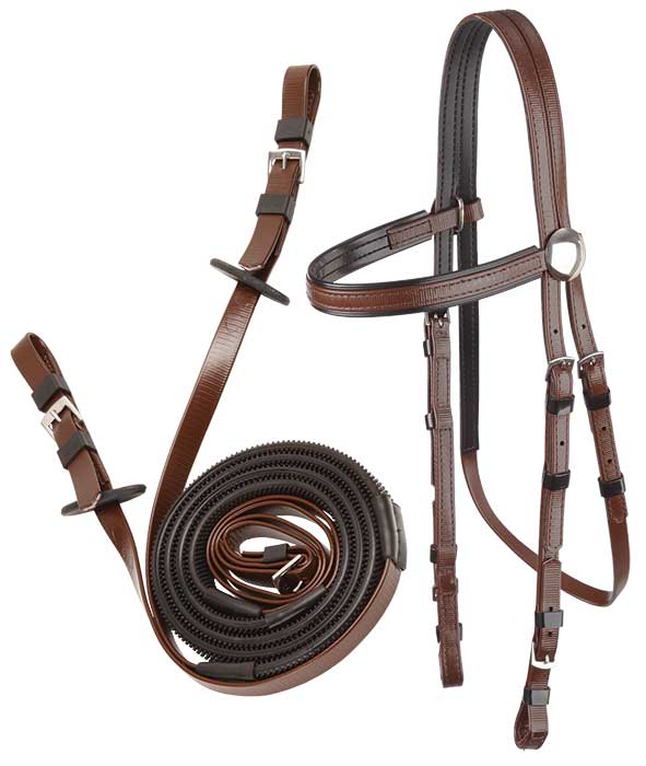 Zilco International Pty Ltd Race Bridle/Buckle Reins Brown/Black